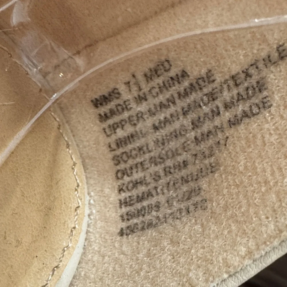 LC Lauren Conrad Nude Ankle Strap sandal Heels 7.5